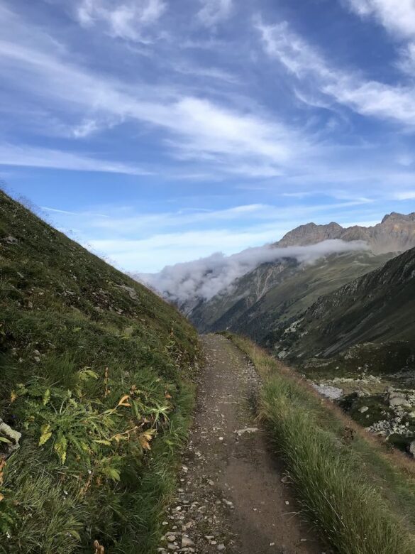 Wanderweg nach Alp digl Chants